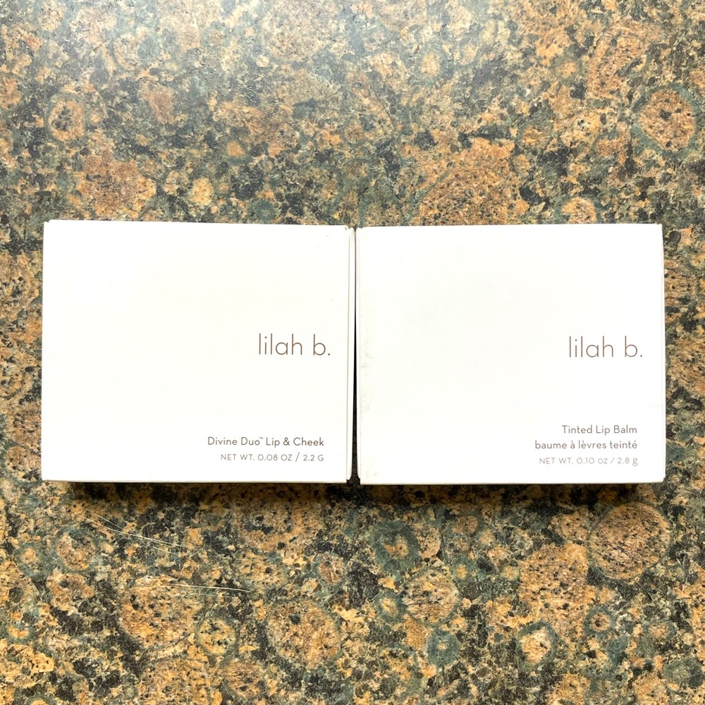 Lilah B. Lip & Cheek Duo and Tinted Lip Balm-sold individually